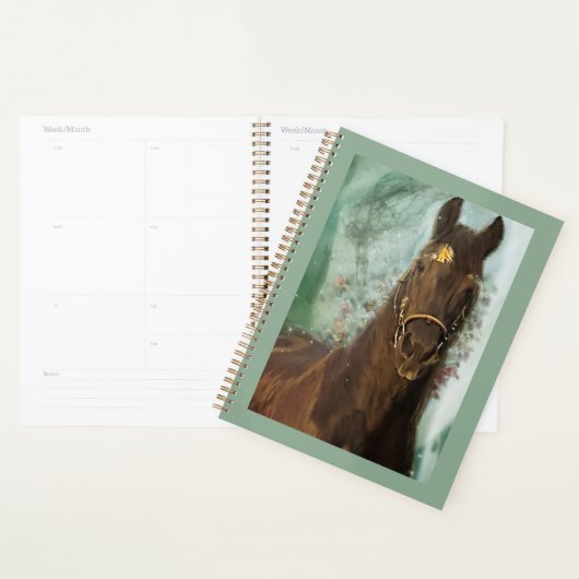 Zwart Paard Friese Paard - Kalender, Planner (Display)