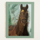 Zwart Paard Friese Paard - Kalender, Planner (Voorkant)