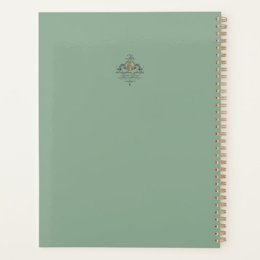 Zwart Paard Friese Paard - Kalender, Planner (Achterkant)