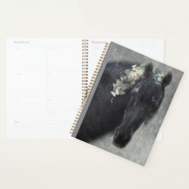 Zwart Paard Friese Paard - Kalender, Planner