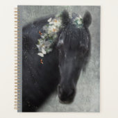 Zwart Paard Friese Paard - Kalender, Planner (Voorkant)
