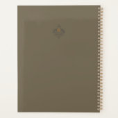 Zwart Paard Friese Paard - Kalender, Planner (Achterkant)