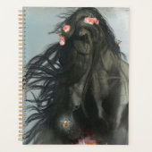 Zwart Paard Friese Paard - Kalender, Planner (Voorkant)