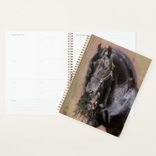 Zwart Paard Friese Paard - Kalender, Planner (Display)