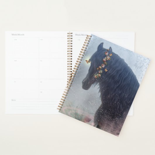 Zwart Paard Friese Paard - Kalender, Planner (Display)