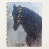 Zwart Paard Friese Paard - Kalender, Planner (Voorkant)