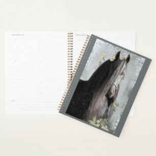 Zwart Paard Friese Paard - Kalender, Planner