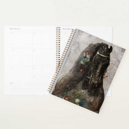 Zwart Paard Friese Paard - Kalender, Planner (Display)
