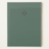 Zwart Paard Friese Paard - Kalender, Planner (Achterkant)