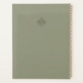 Zwart Paard Friese Paard - Kalender, Planner (Achterkant)