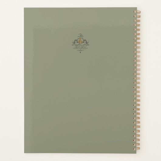 Zwart Paard Friese Paard - Kalender, Planner (Achterkant)