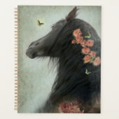 Zwart Paard Friese Paard - Kalender, Planner (Voorkant)