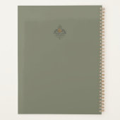 Zwart Paard Friese Paard - Kalender, Planner (Achterkant)