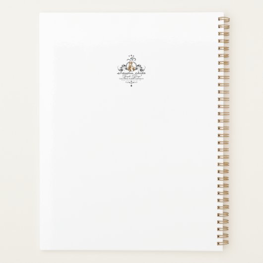 Zwart Paard Friese Paard - Kalender, Planner (Achterkant)