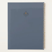 Zwart Paard Friese Paard - Kalender, Planner (Achterkant)