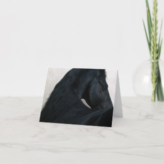 Zwart Paard - Friesian Kaart van de Nota