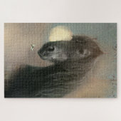 Zwart Paard Friesian - Puzzel Legpuzzel (Horizontaal)