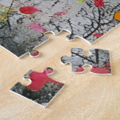 Zwart Paard in Wildbloemen Legpuzzel (Zijkant)