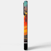 Zwart paard loopt bij zonsondergang Case-Mate iPhone case (Achterkant / Links)