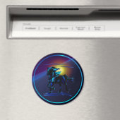 Zwart Paard Magneet (Insitu (Vaatwasser))