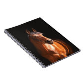 zwart paard notitieboek (Rechterzijde)