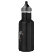 zwart paard waterfles  (Rechts)