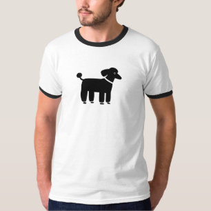 Zwart paardenontwerp   Cool Dog Graphic T-shirt
