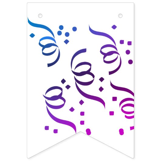 Zwart Paars | 50e verjaardag Vlaggetjes (Tweede vlag)