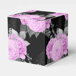 Zwart, Paars en zilvergotisch Bedankdoosjes