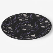 Zwart-Paars gotisch patroon #5 | Papieren Bord (Gekanteld)