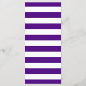 Zwart Paars Goud Menu Kaart (Achterkant)