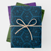 Zwart paarse blauw groen 2abc Paper Pack 572 (In situ)