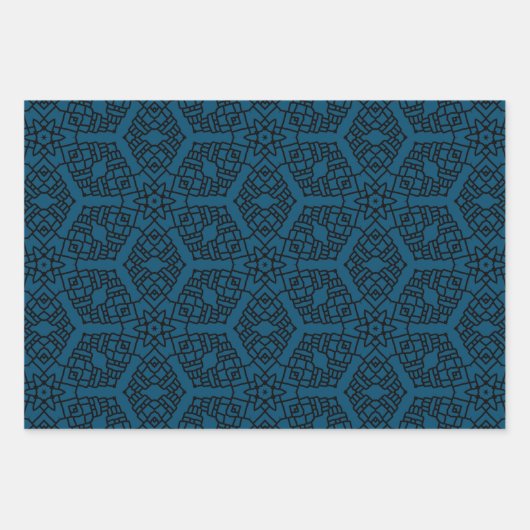 Zwart paarse blauw groen 2abc Paper Pack 572 (Voorkant)