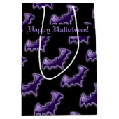 Zwart-Paarse nachttas met cadeautas (Voorkant)