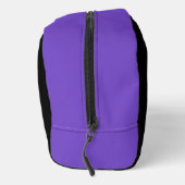 Zwart-Paarse-scriptmonogram Toilettasje (Rechts)