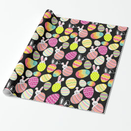 zwart paasgeschenk cadeaupapier