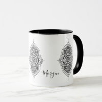 Zwart Paisley Mandala