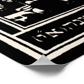 Zwart Palestijns Poster (Hoek)