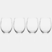 Zwart Palm Tree glas Tumbler (Links)