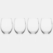 Zwart Palm Tree glas Tumbler (Rechts)