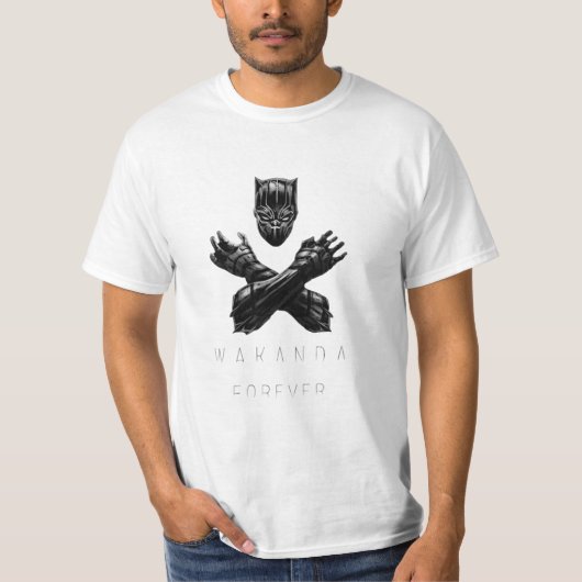 Zwart panter T-shirt (Voorkant)