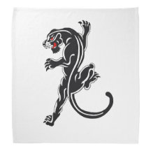 Zwart panter traditionele stijl