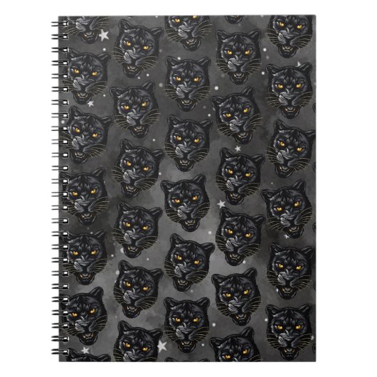 Zwart Panther Notitieboek (Voorkant)