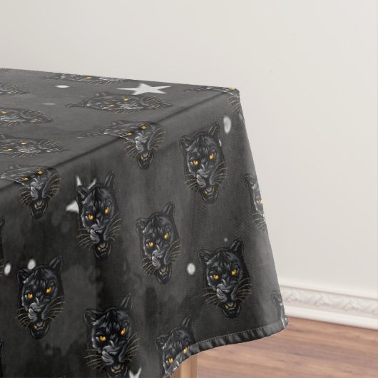Zwart Panther Tafelkleed (Voorbeeld)