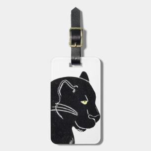 Zwart pantherBagagelabel Bagagelabel