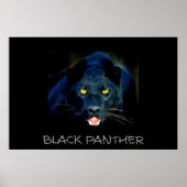 Zwart pantherPoster Poster (Voorkant)