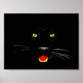 Zwart pantherPoster Poster (Voorkant)