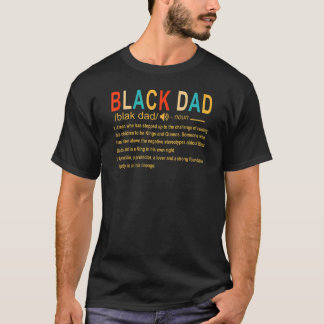 Zwart Papa Definitie Zelfstandig naamwoord voor pa T-shirt