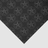 Zwart papier voor beenderweefsel (Detail)