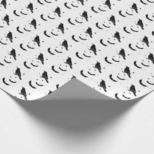 Zwart papier voor het ompakken van cadeautjes en r (Hoek)